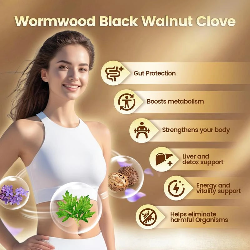 Velonu Black Walnut Wormwood Capsules