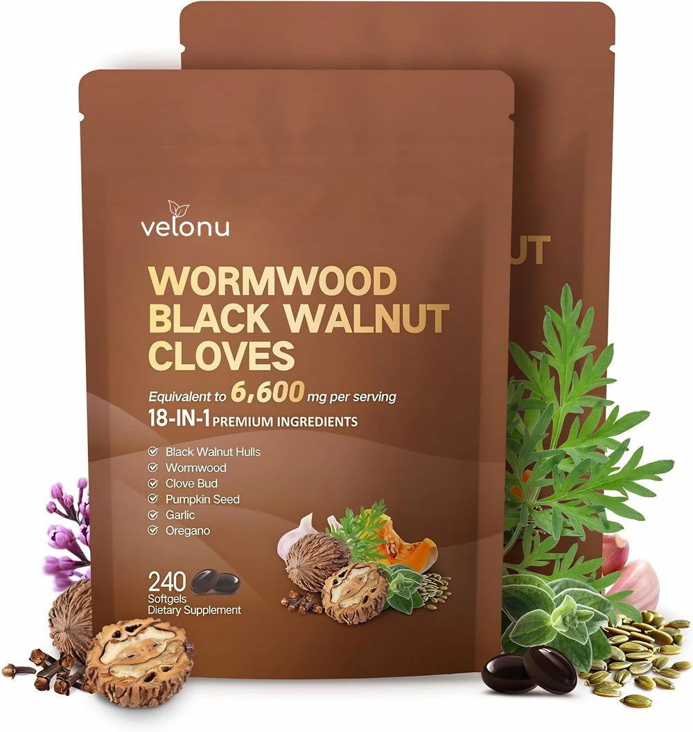 Velonu Black Walnut Wormwood Capsules